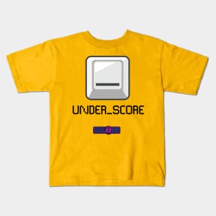 Underscore scritta nera Kids T-Shirt